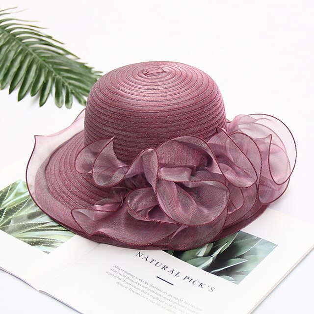 Hats Net Sun Hat Casual Holiday Valentine's Day Valentine Melbourne Cup ...