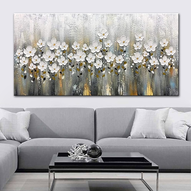 Oil Painting Handmade Hand Painted Wall Art Mintura Modern Abstract ...