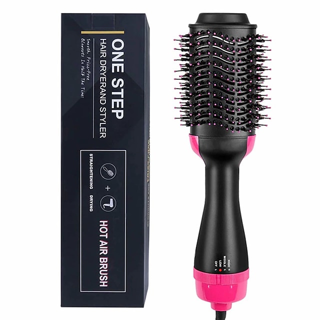  One Step Hair Dryer Hot Air Brush Styler and Volumizer Hair Straightener Curler Comb Roller Electric Ion Blow Dryer Brush Professional Brush Hair Dryers for Women