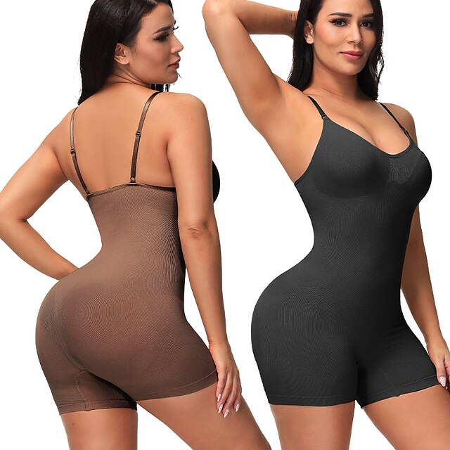 

Shapewear Traceless Abdominal Conjoined Garment High Elastic Open Profile Plastic Body Shaping Garment Body Girdle Thin Breathable Lady