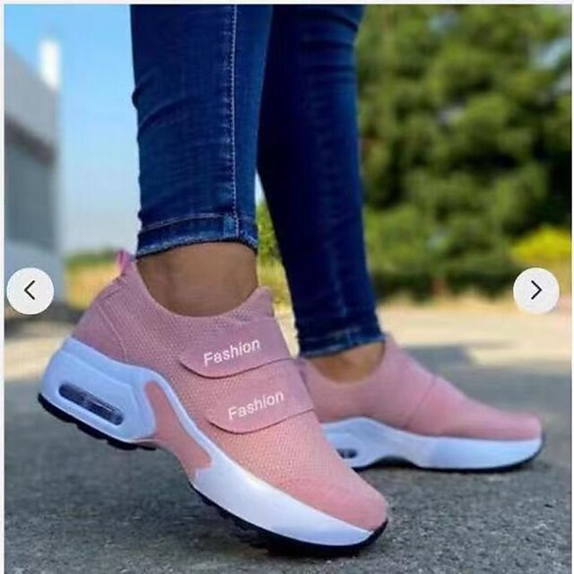 Women's Sneakers Plus Size Outdoor Daily Color Block Flat Heel Round