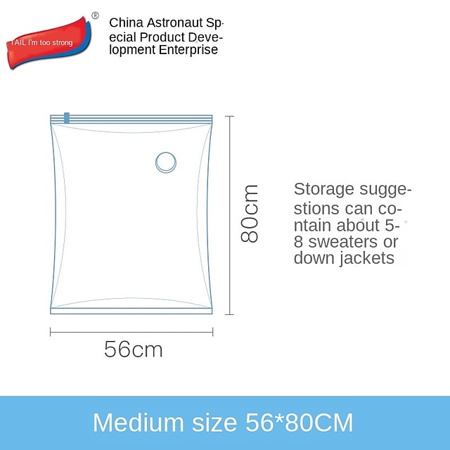 Home & Garden Home Decor | 4pcs Vacuum Compression Bag Hole-Air Exhaust Storage Bag Thick Stereo Clothes Organizing Packaged Spa