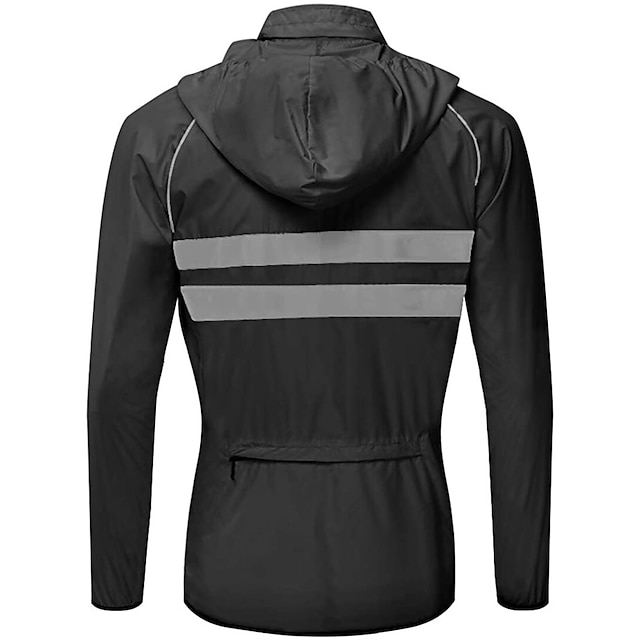 WOSAWE Men's Windbreaker Cycling Jersey Reflective Cycling Jacket