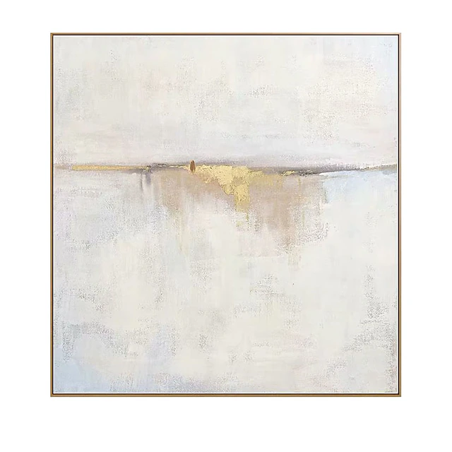 Handmade Oil Painting Canvas Wall Art Decoration Golden Abstract Paintings for Home Decor Rolled Frameless Unstretched Painting 8