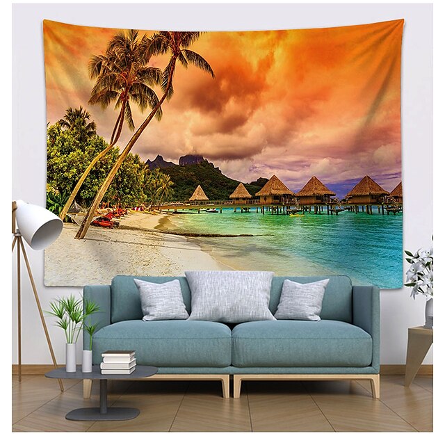 Home & Garden Home Decor | Landscape Wall Tapestry Art Decor Blanket Curtain Hanging Home Bedroom Living Room Decoration Polyest