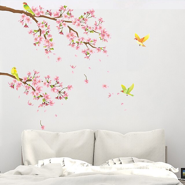 Home & Garden Home Decor | Plum Branch Wall Stickers Removable PVCRemovable Stickers, Home Decoration Wall Decal Wall Stickers f