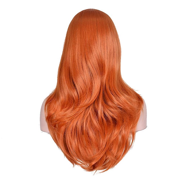 Beauty & Hair Wigs & Hair Pieces | Synthetic Wig Body Wave Side Part Wig Long Red Synthetic Hair Womens Cosplay Party Fashion Bl