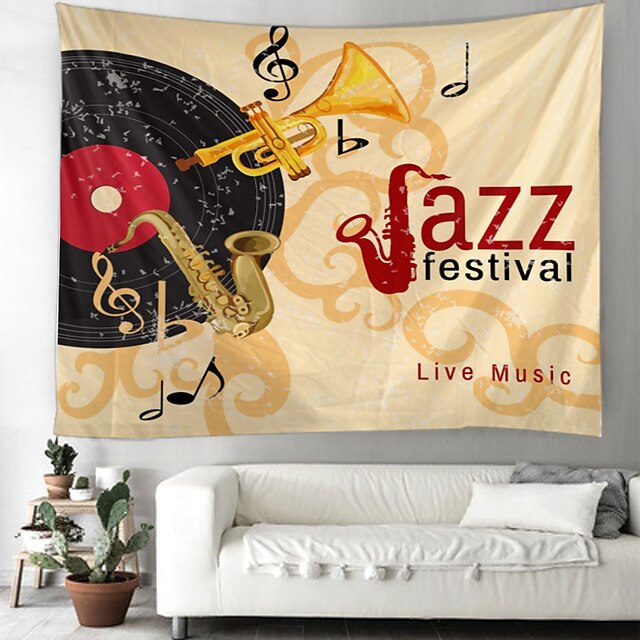 Home & Garden Home Decor | Music Party Festival Wall Tapestry Art Deco Blanket Curtain Hanging Home Bedroom Living Room Decorati