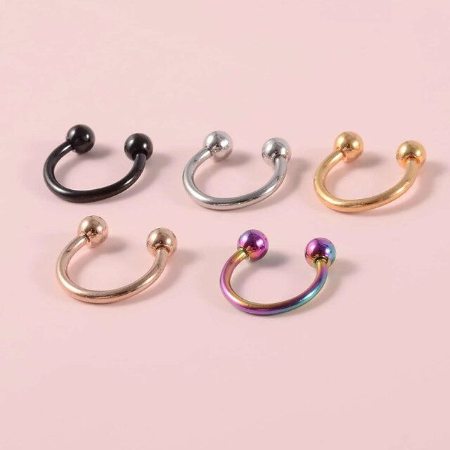 Shoes & Bags Fashion Accessories | Nose Ring / Nose Stud / Nose Piercing Personalized Stylish Artistic Womens Body Jewelry For G