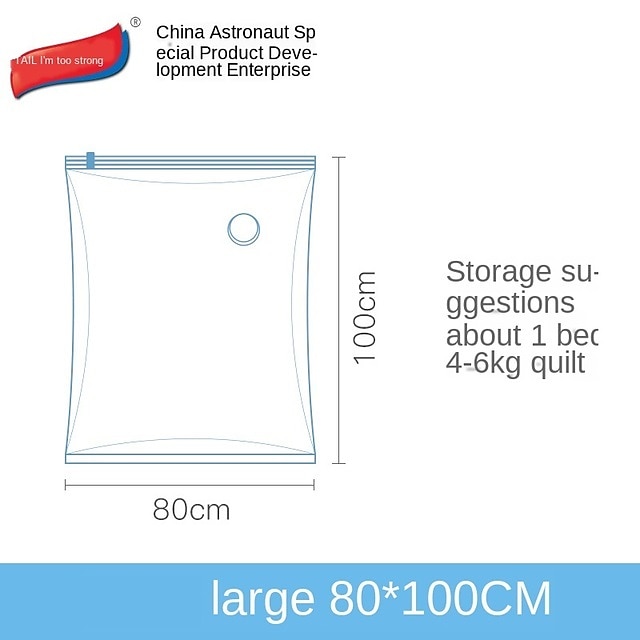 Home & Garden Home Decor | 4pcs Vacuum Compression Bag Hole-Air Exhaust Storage Bag Thick Stereo Clothes Organizing Packaged Spa