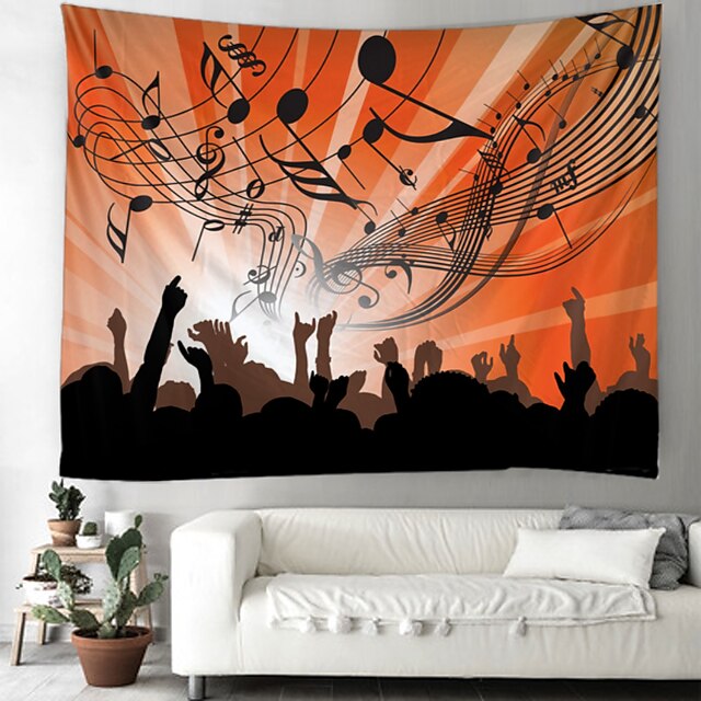 Home & Garden Home Decor | Music Party Festival Wall Tapestry Art Deco Blanket Curtain Hanging Home Bedroom Living Room Decorati