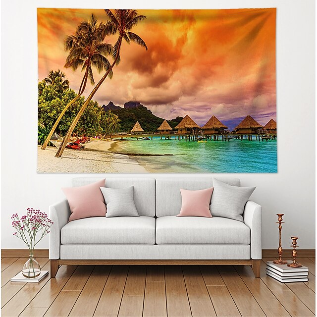 Home & Garden Home Decor | Landscape Wall Tapestry Art Decor Blanket Curtain Hanging Home Bedroom Living Room Decoration Polyest