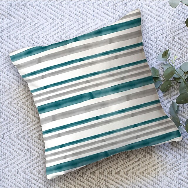 Home & Garden Home Decor | Stripe Double Side Cushion Cover 1PC Soft Decorative Square Throw Pillow Cover Cushion Case Pillowcas