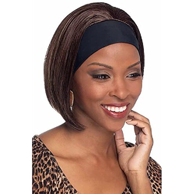 colored headband wig