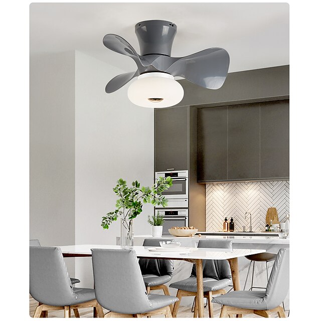 ventilador de techo led luz 55 cm ventilador de techo regulable metal