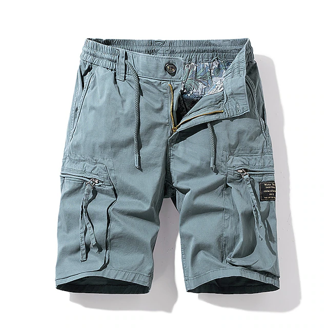 Men's Cargo Shorts Hiking Shorts Elastic Waist Multi Pocket Multiple ...