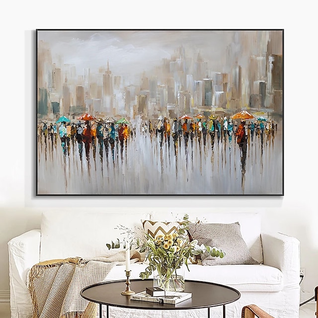  Oil Painting Handmade Hand Painted Wall Art People Scenery Abstract Pictures Home Decoration Decor Stretched Frame Ready to Hang