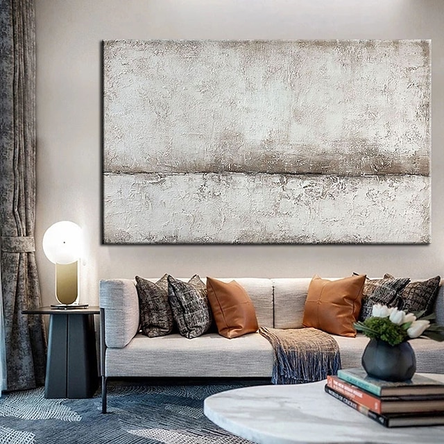  pintura al óleo abstracta arte de pared minimalista sobre lienzo decoración moderna del hogar lienzo enrollado con marco estirado / sin marco interior
