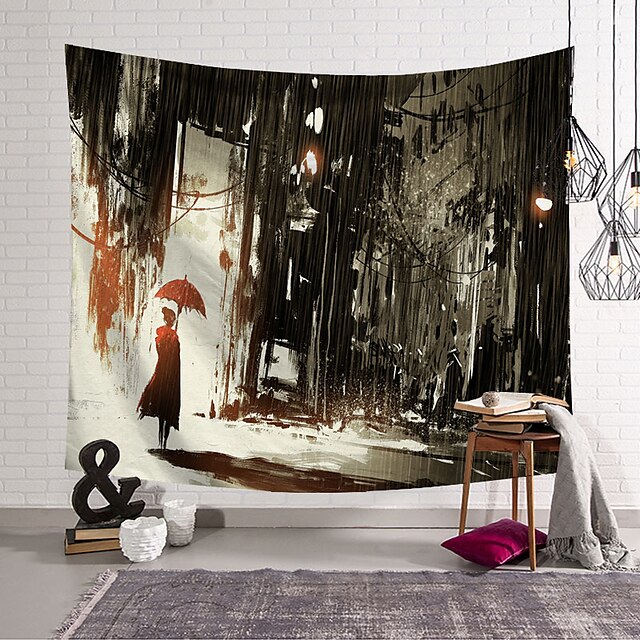 Home & Garden Home Decor | Oil Painting Style Wall Tapestry Art Decor Blanket Curtain Hanging Home Bedroom Living Room Decoratio