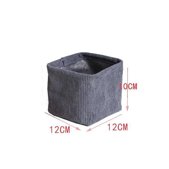 Home & Garden Home Decor | Multifunction Desktop Sundries Underwear Storage Basket Stationery Organizer Container 12*12*10CM - R