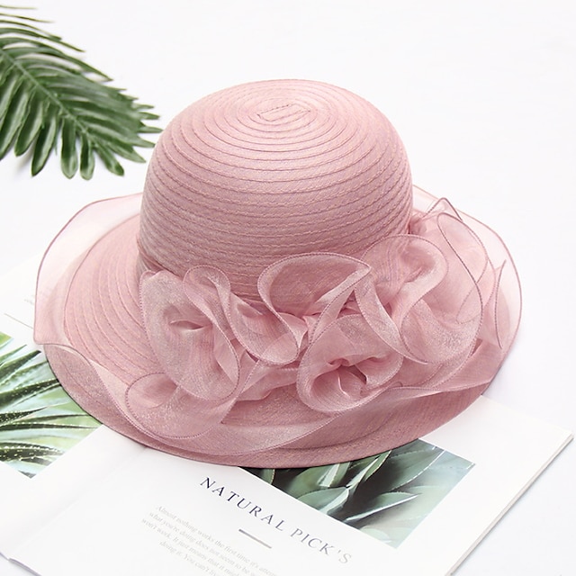 Hats Net Sun Hat Casual Holiday Valentine's Day Valentine Melbourne Cup ...