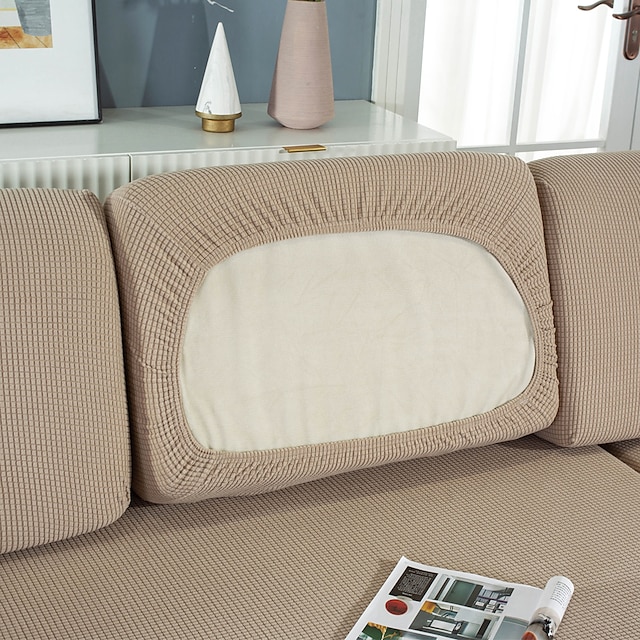 Extensible Housse De Canapé 3 Places, Universelle Housse Canapé avec Accoudoirs, Sofa Cover Lavable Antidérapante, Gris Foncé - Maison