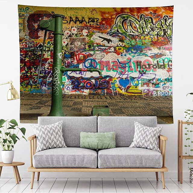 Home & Garden Home Decor | Oil Painting Style Wall Tapestry Art Decor Blanket Curtain Hanging Home Bedroom Living Room Decoratio