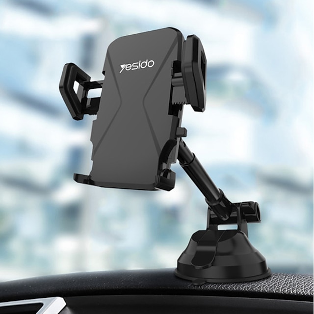  Phone Holder Stand Mount Car Car Holder Phone Holder Cupula Type Aluminum Alloy ABS Phone Accessory iPhone 12 11 Pro Xs Xs Max Xr X 8 Samsung Glaxy S21 S20 Note20 