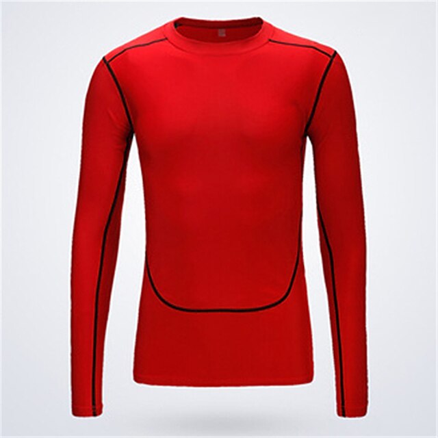 Sports & Outdoors Running, Jogging & Walking | Mens Long Sleeve Compression Shirt Running Shirt Tee Tshirt Top Athletic Summer S