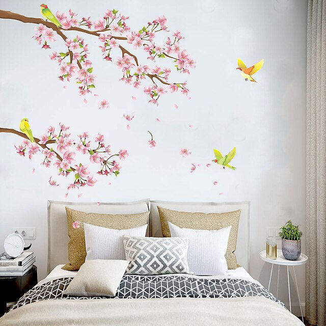 Home & Garden Home Decor | Plum Branch Wall Stickers Removable PVCRemovable Stickers, Home Decoration Wall Decal Wall Stickers f