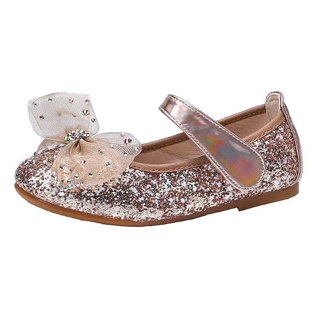 Shoes & Bags Kids Shoes | Girls Flats Glitters Mary Jane Flower Girl Shoes Princess Shoes Synthetics Glitter Crystal Sequined Je