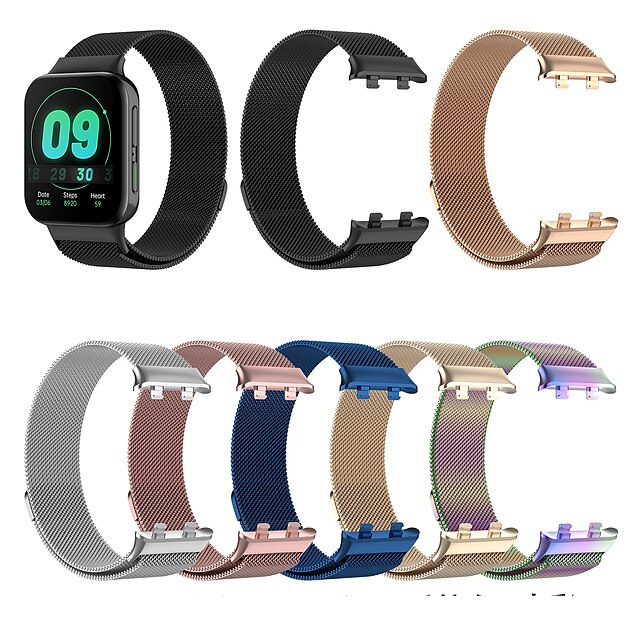 For OPPO Smart Bracelet Band Stainless Steel Nylon Silicone Replacement Band