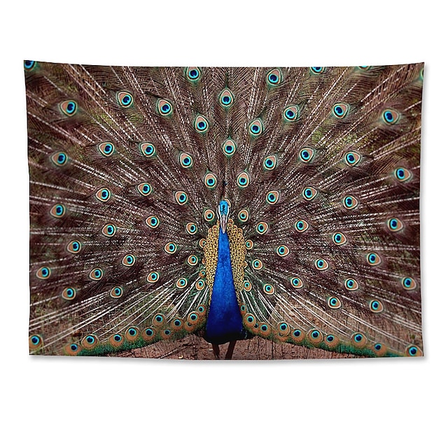 Home & Garden Home Decor | Peacock Animal Wall Tapestry Art Decor Blanket Curtain Hanging Home Bedroom Living Room Decoration - 