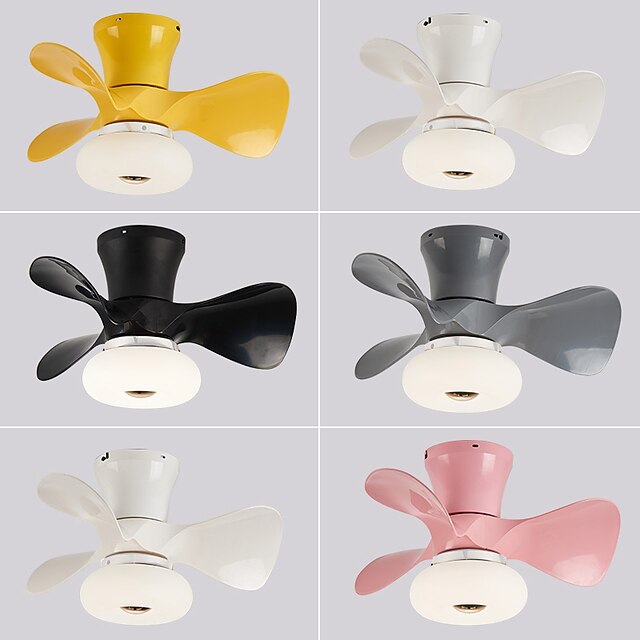 ventilador de techo led luz 55 cm ventilador de techo regulable metal