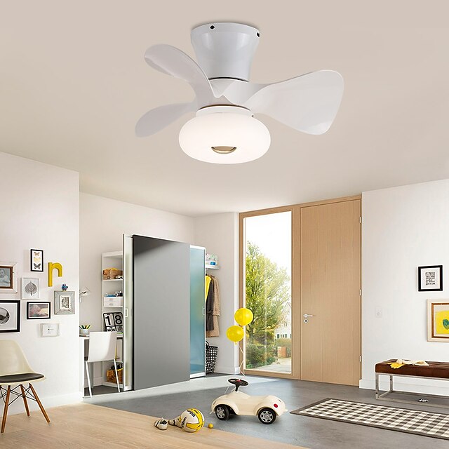 ventilador de techo led luz 55 cm ventilador de techo regulable metal