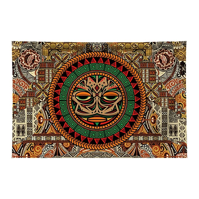 Home & Garden Home Decor | Tiki African Wall Tapestry Art Decor Blanket Curtain Hanging Home Bedroom Living Room Decoration Poly