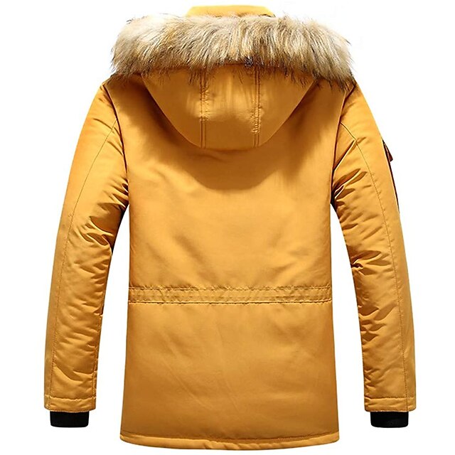 Men's Winter Polyester Thermal Warm Fleece Lining Windproof Breathable ...