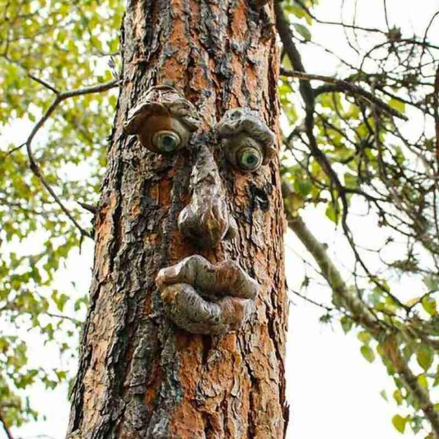 Garden Decoration Funning Old Man Tree Hugger Garden Art Outdoor Tree ...