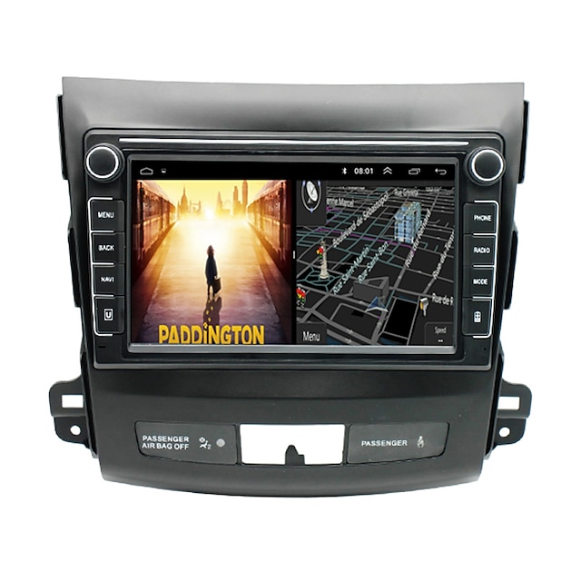  Werksverkauf 8 Zoll 2 Din Android In-Schlag DVD-Player Touchscreen GPS RDS für Mitsubishi Outlander / W-lan / SD / USB-Unterstützung