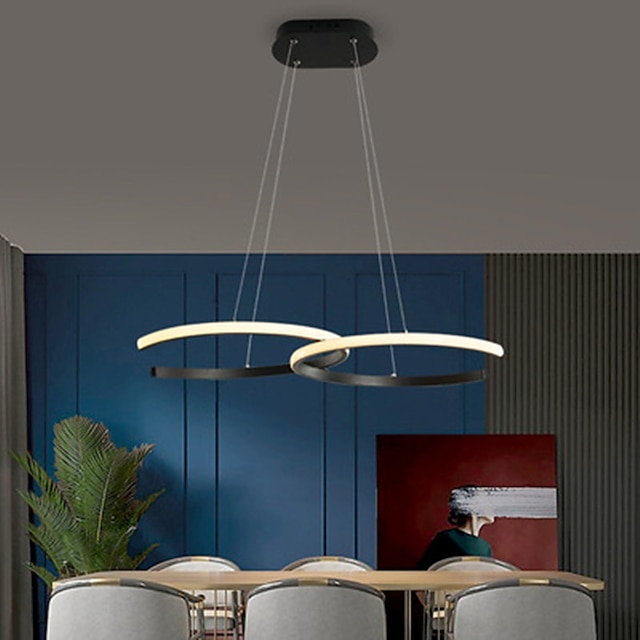  светодиодный подвесной светильник 67 см фонарь дизайн люстра алюминий современный стиль стильная окрашенная отделка светодиодный современный 220-240 в