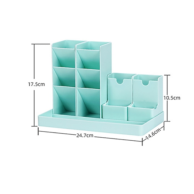 Consumer Electronics Stationery | Original Combination Pen Container Storage Box Office Desktop Shelf Diy Oblique 24.7*14.6*10.5