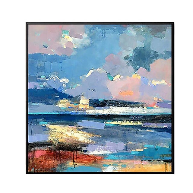 Home & Garden Wall Art | Oil Painting Handmade Hand Painted Wall Art Square Contemporary Abstract Landscape Home Decoration Deco