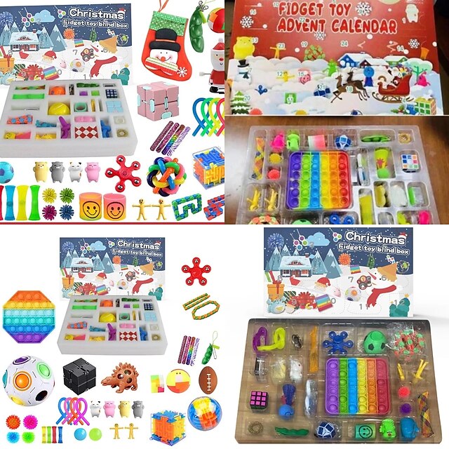 Figet Toys Anti Stress Toy Set Adults Kids Sensory Antistress Relief Toys UK 