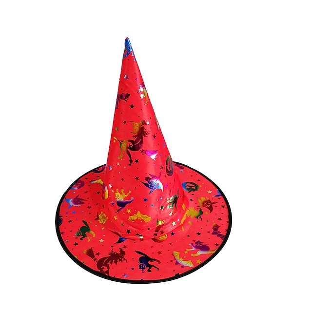 Home & Garden Home Decor | halloween hat for kids modern colorful bronzing decorations for boy and girls halloween witch hat par