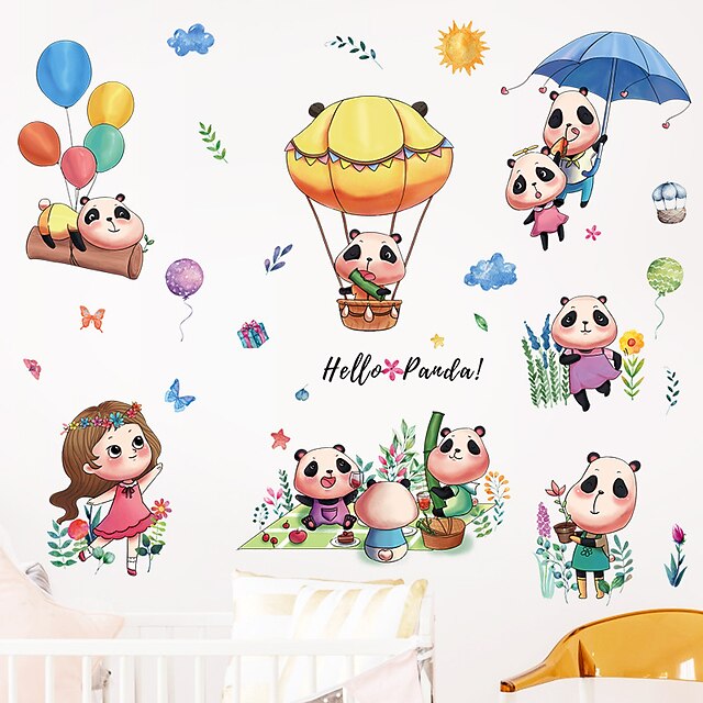 Home & Garden Home Decor | Cartoon Wall Stickers Bedroom / Living Room Removable PVC Home Decoration Wall Decal 1pc 60*90CM - TB