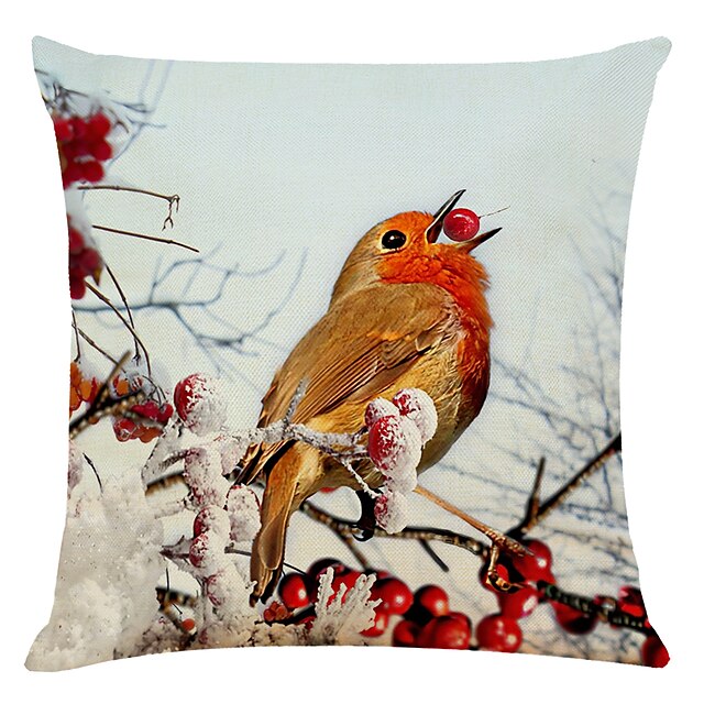 Home & Garden Home Decor | Cute Birds Double Side Cushion Cover 4PC Soft Decorative Square Throw Pillow Cover Cushion Case Pillo