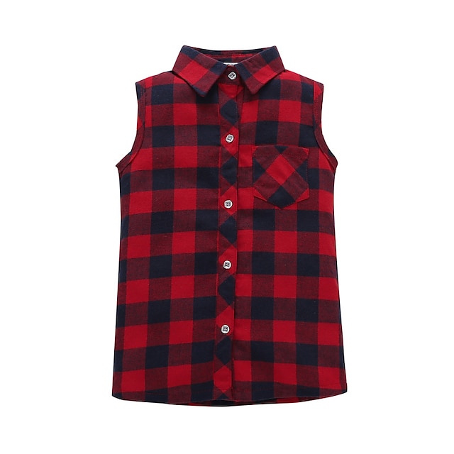 Baby & Kids Boys Clothing | [12m-7y]boys vest plaid shirt - TG27839