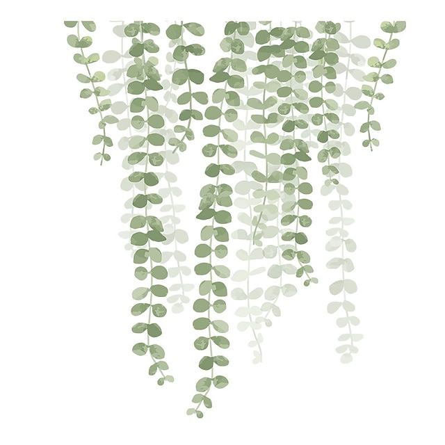  Adesivi murali rimovibili pianta verde fai da te foglie verdi decalcomanie della parete appeso albero vite decorazione della parete per soggiorno bambini ragazze camera da letto ufficio scuola