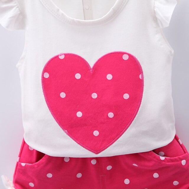 Baby & Kids Girls Clothing | Kids Girls Tank & Cami Shorts 2 Pieces Sleeveless Blue Pink Dusty Rose Dot Bow Cotton Basic Chic & 