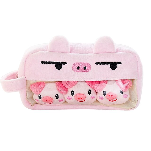 Consumer Electronics Stationery | PencilpenCase box back to school gift Cute animals large capacity Simple Stationery Bag Holder